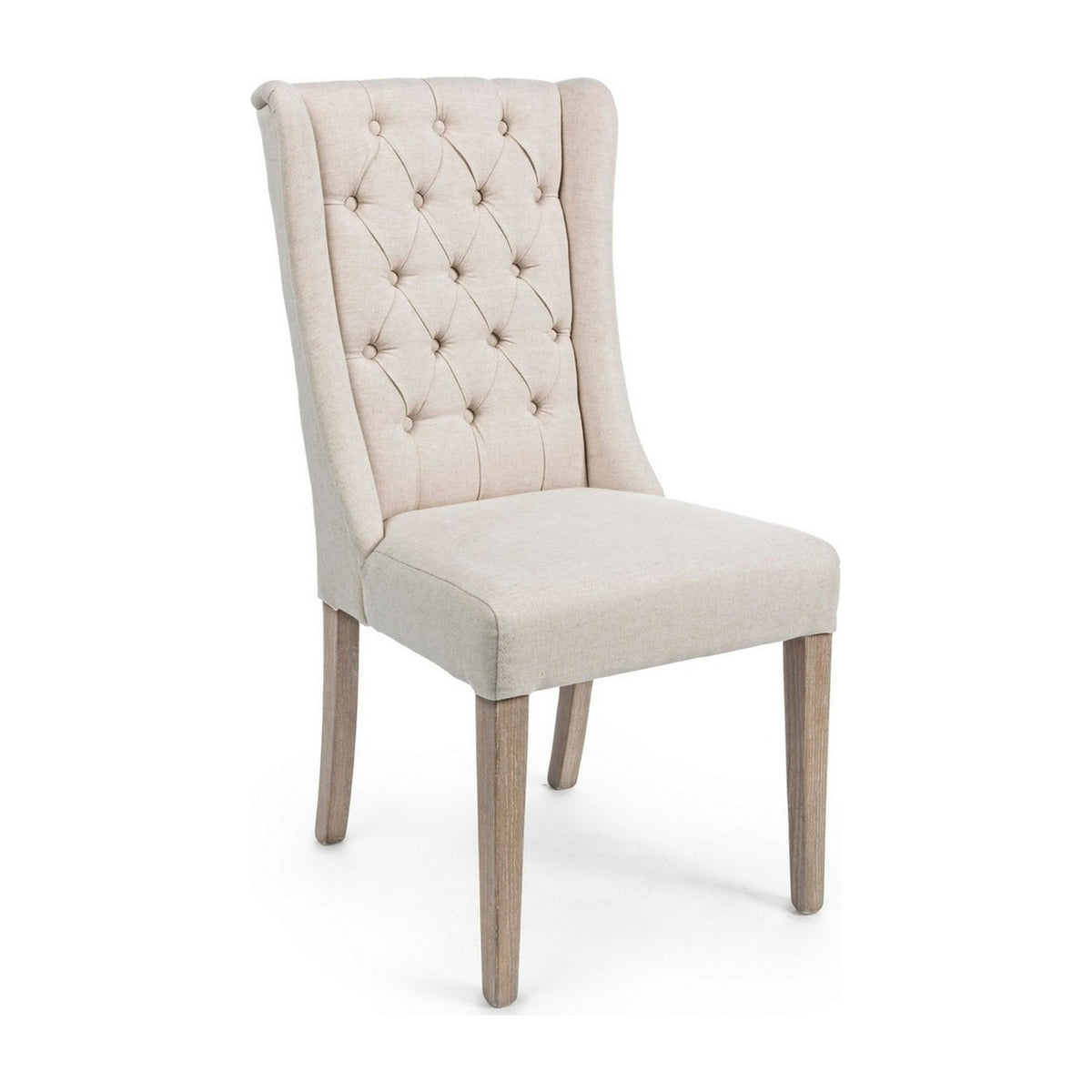 Polsterstuhl Columbia Beige von Bizzotto, freigestellt