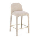 Tresenstuhl Antara Beige | Bouclé, Sitzhöhe 67,5 cm