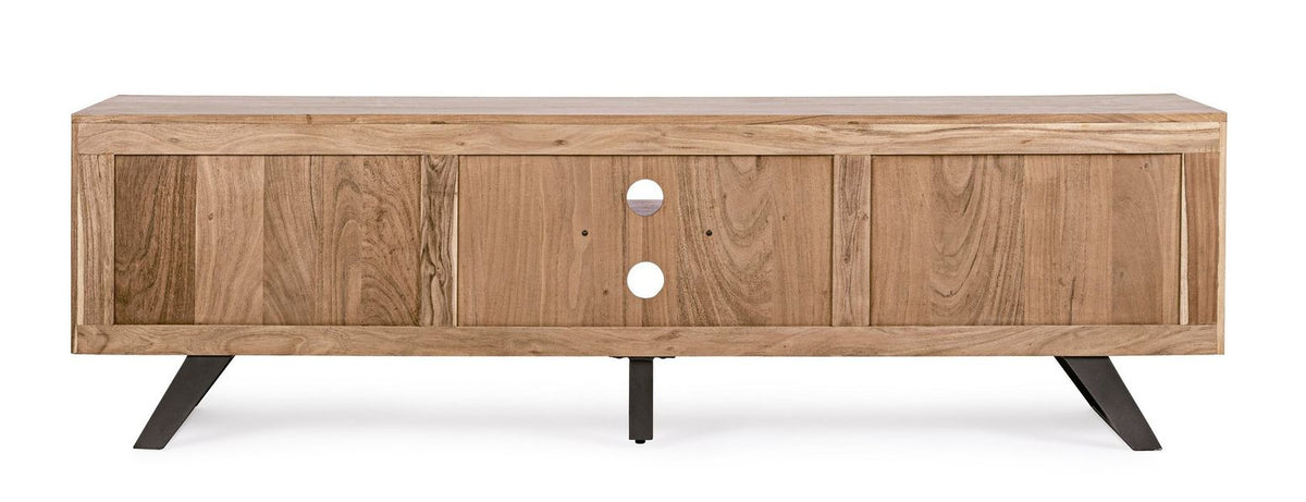 TV-Möbel Aron 190 cm von Bizzotto, freigestellt aus einem weiteren Blickwinkel