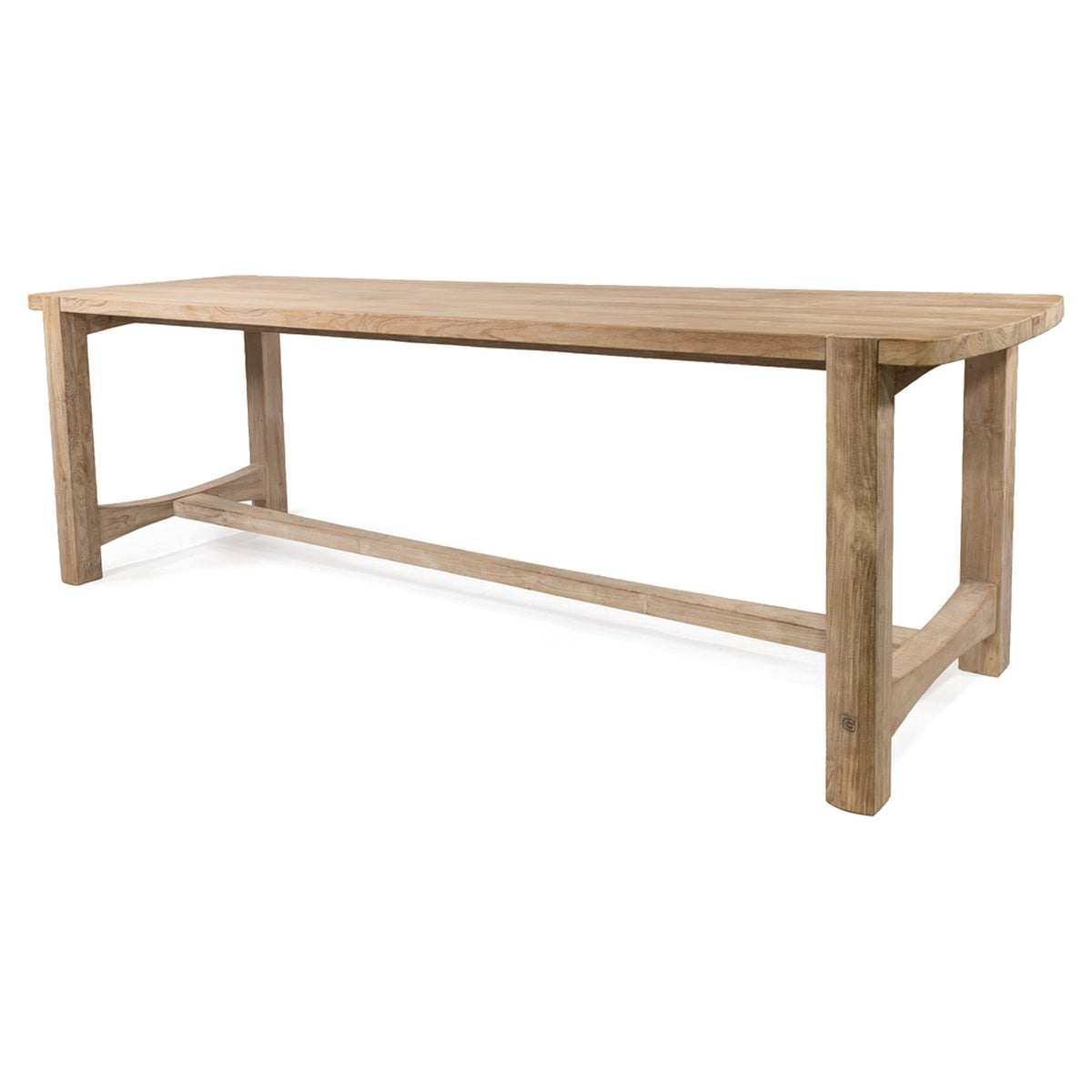 Bartisch Jacoba Teak Natural Grey von Gommaire, Teak Natural Grey, 300 × 97 × H 95 cm, Freisteller