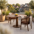 Bistrotisch Dita Oval Teak Emas Brown