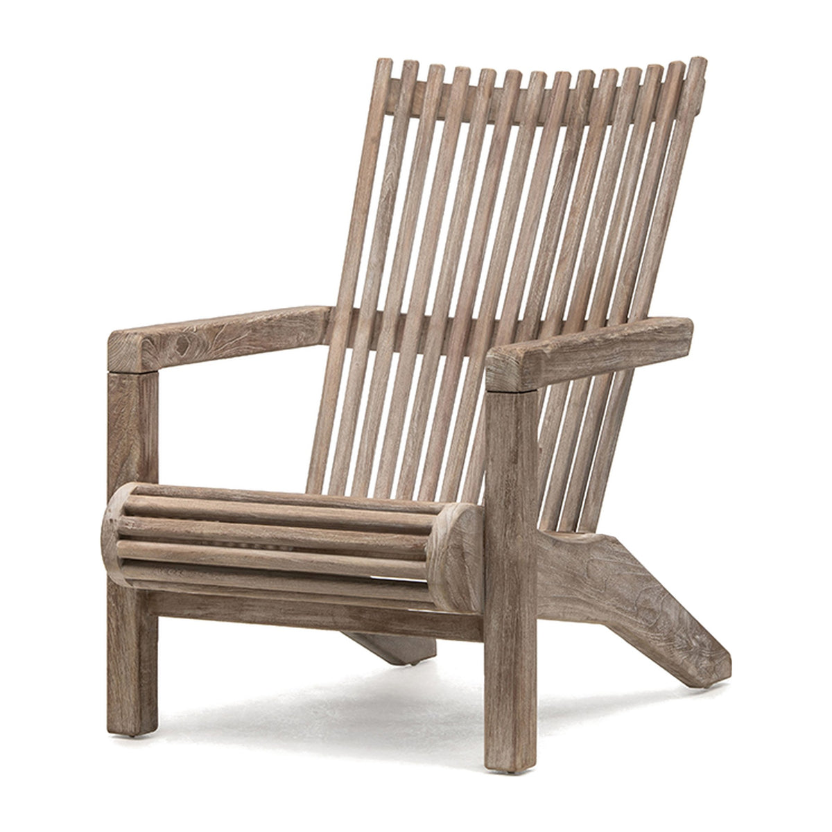 Passendes Möbel Loungesessel Orso Teak Natural Grey von Gommaire, B 67 × T 97 × H 97,5 cm, Hülle nicht abgebildet
