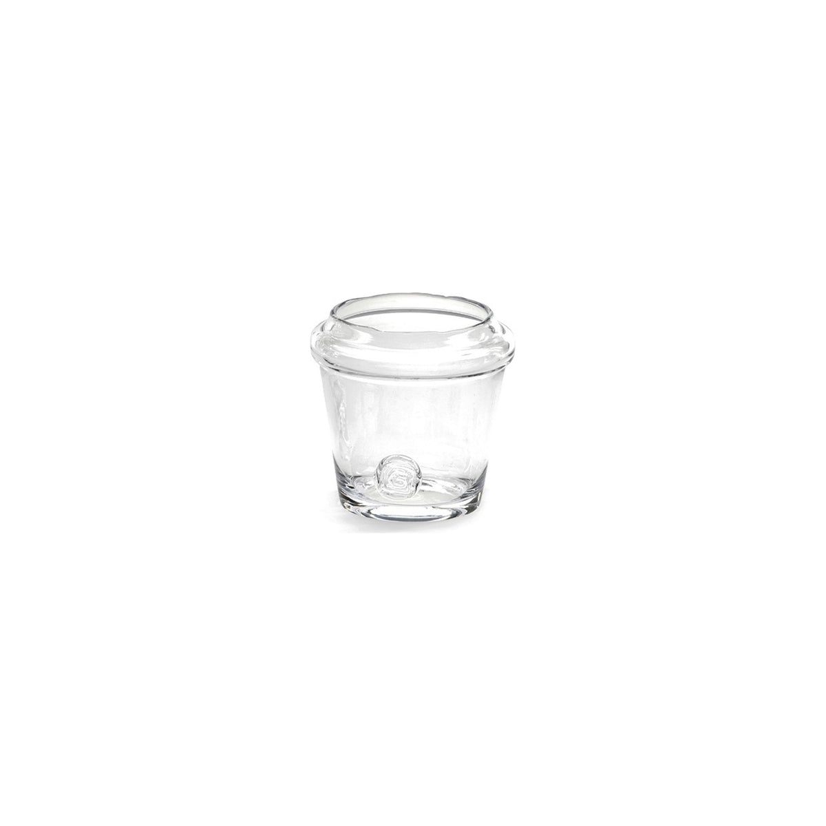 Vase Birg Klarglas Small von Gommaire, Klarglas, Ø 17 × H 16,5 cm, Freisteller