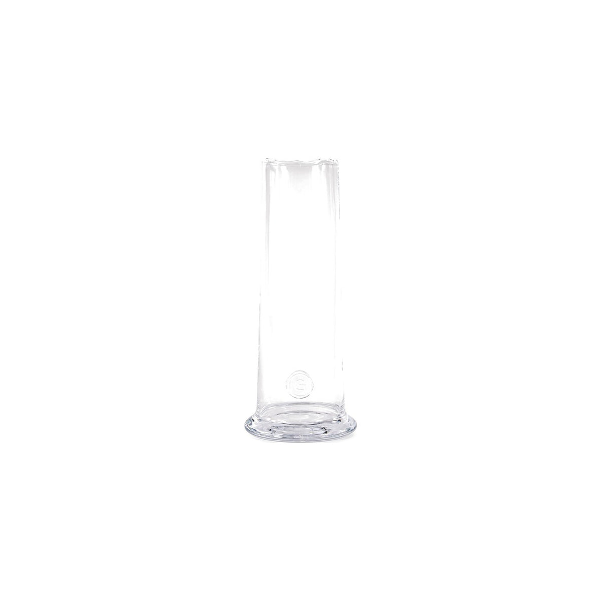 Vase Nikky Klarglas Large von Gommaire, Klarglas, Ø 19,5 × H 45 cm, Freisteller