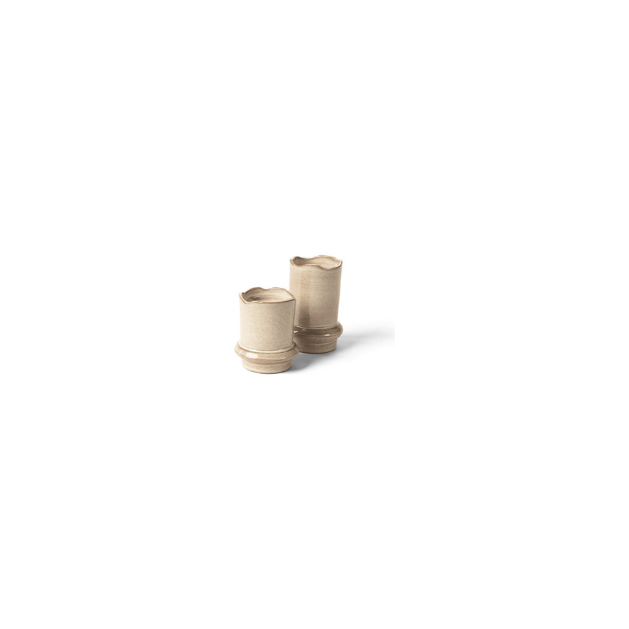 Tasse Ali Terracotta Sandbraun Large von Gommaire, Terracotta Sandbraun, Ø 9 × H 13 cm