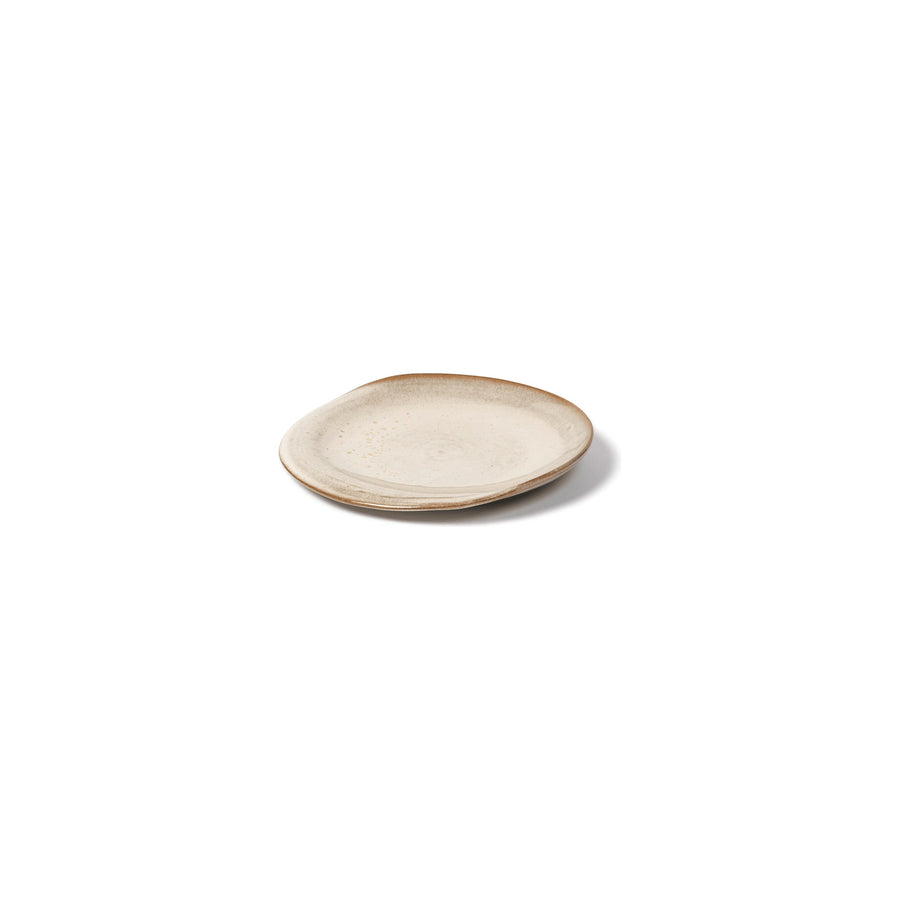 Teller Ali Terracotta Sandbraun Large von Gommaire, Terracotta Sandbraun, Ø 29 × H 3 cm