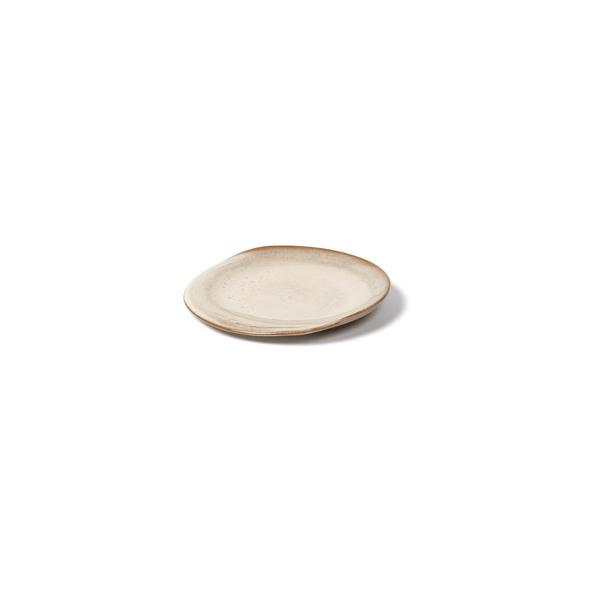 Teller Ali Terracotta Sandbraun Small von Gommaire, Terracotta Sandbraun, Ø 21 × H 3 cm