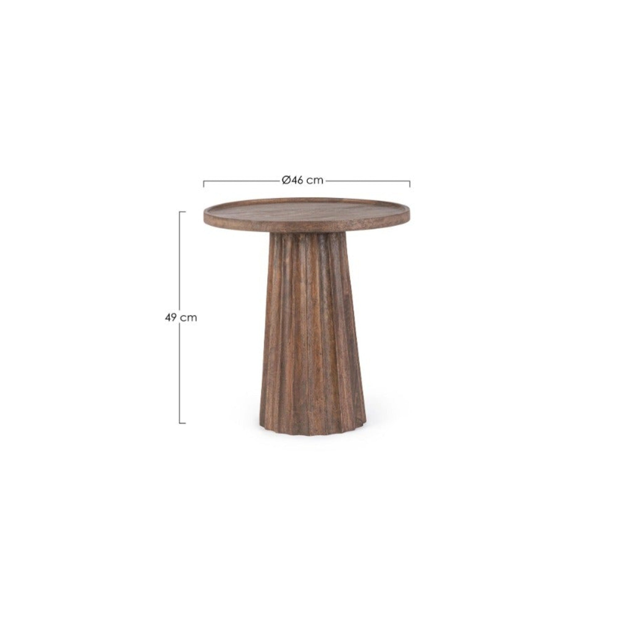 Couchtisch Orissa Naturfarbe von Bizzotto – Mangoholz, Ansicht, im STUFF Shop