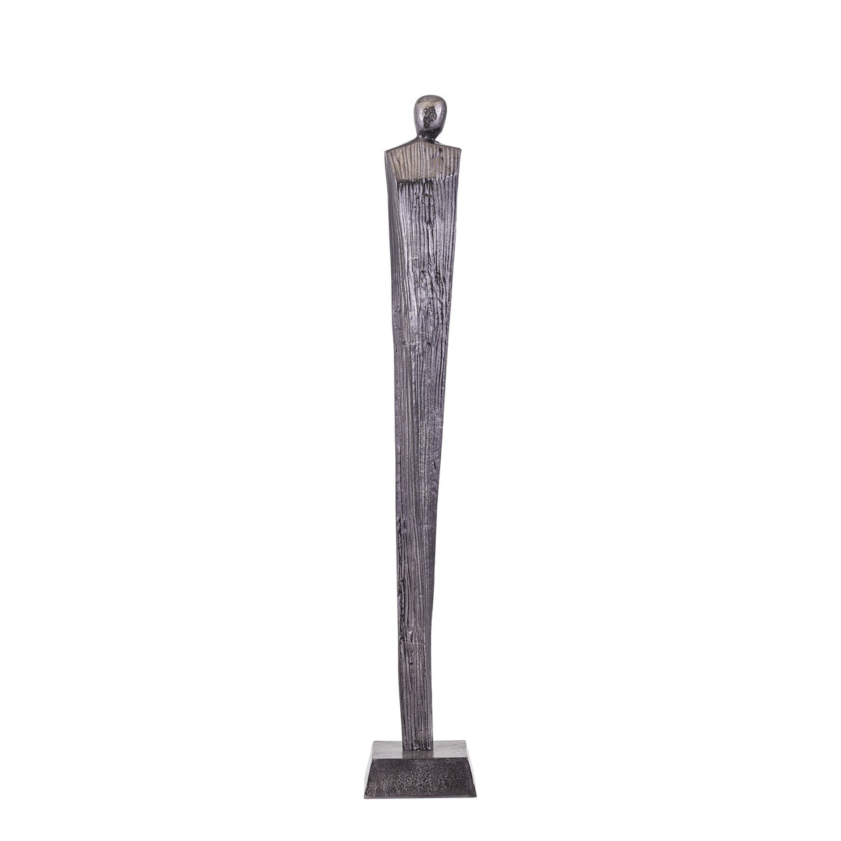 Skulptur Symon Gunmetal 103 cm, Freisteller