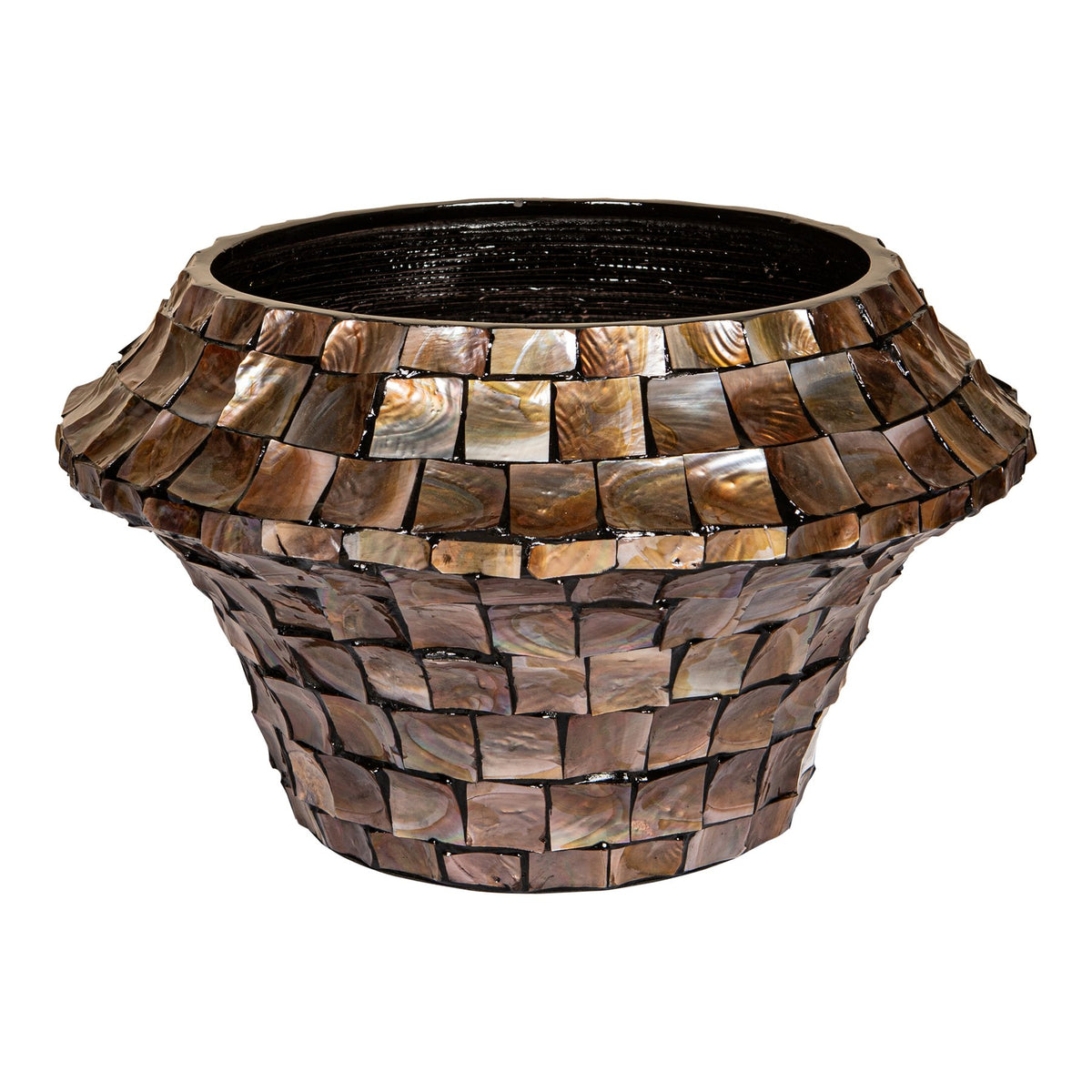 Übertopf Daven Bronze 30 cm, Freisteller