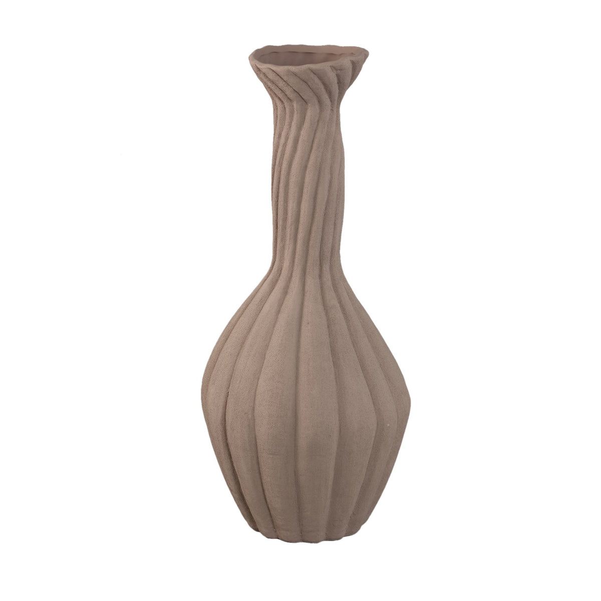 Vase Lydia Dunkelbraun 64,5 cm, Freisteller