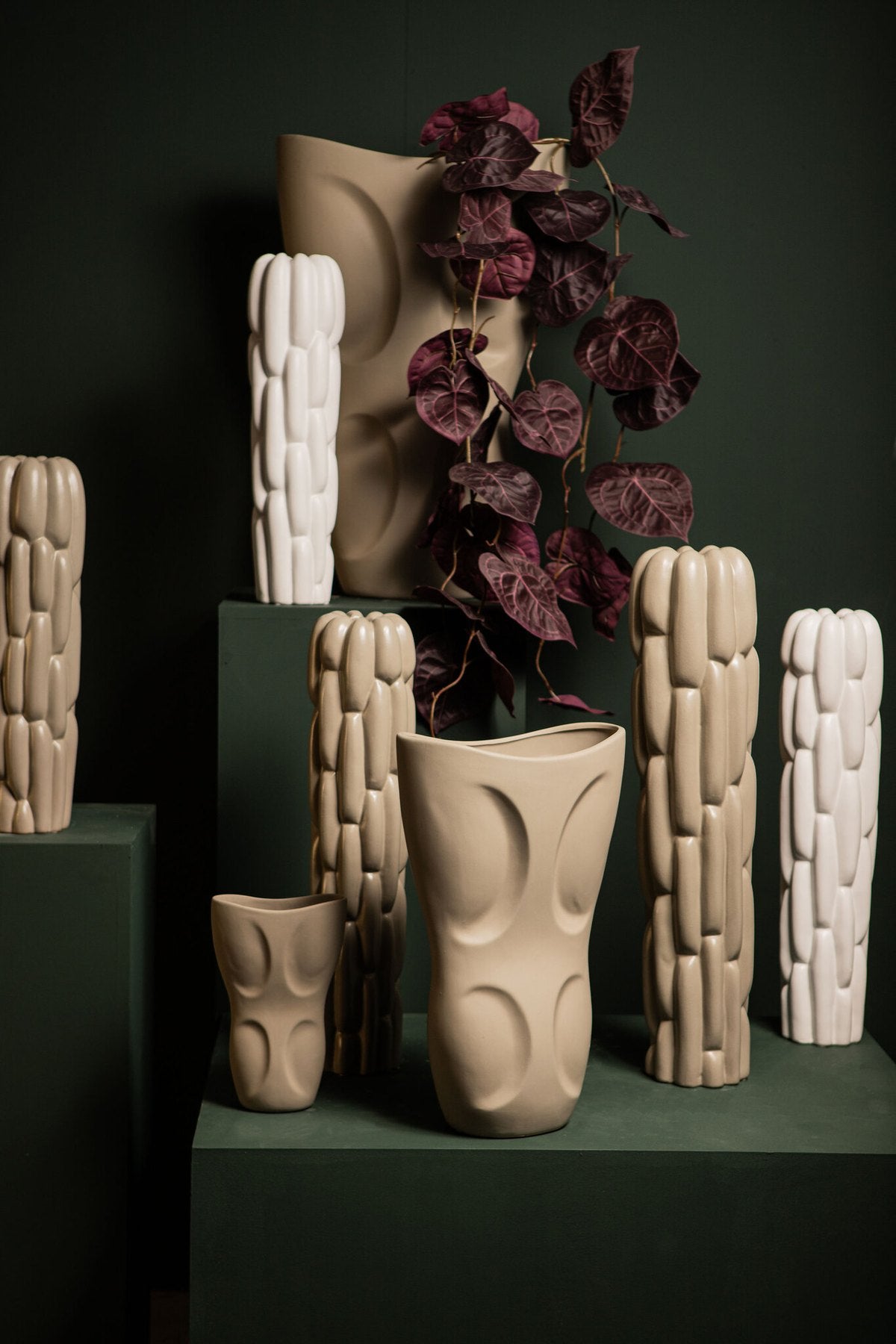 PTMD Seanis Vase Weiß