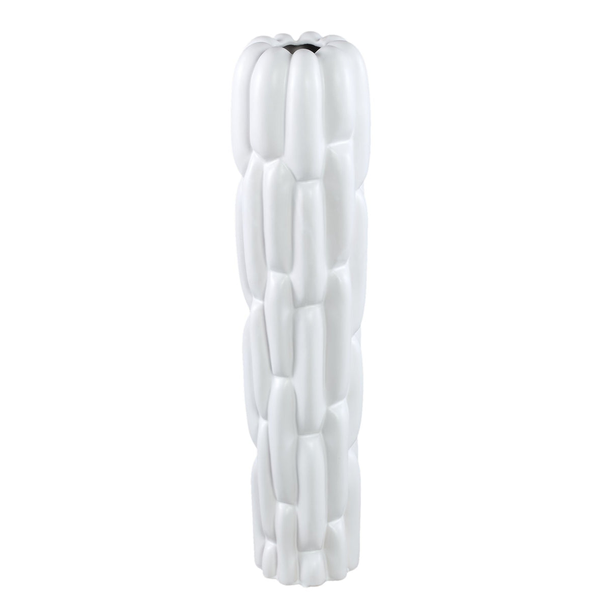 Vase Seanis Weiß 71 cm, Freisteller