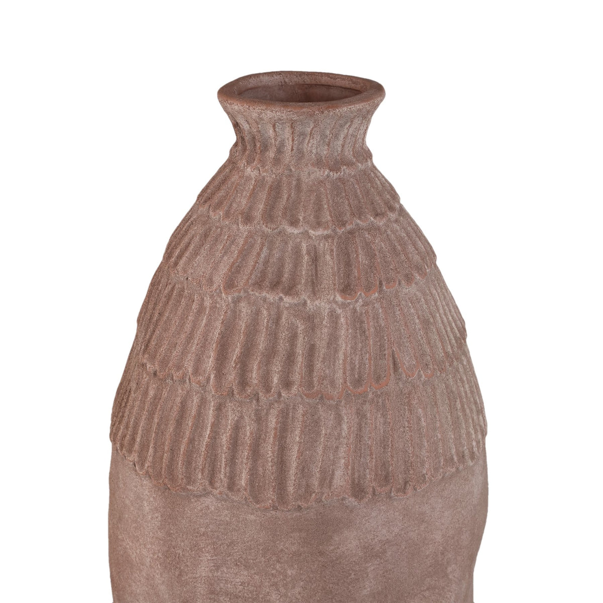 PTMD Venesa Vase Erdbraun