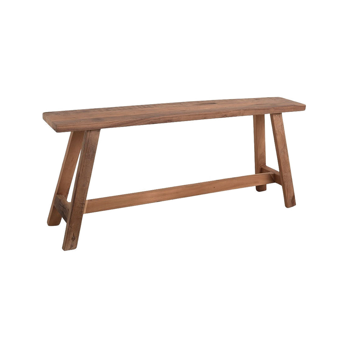 Bank Grainwood schmal aus recyceltem Altholz, 115 cm breit | Freisteller | STUFF Loft