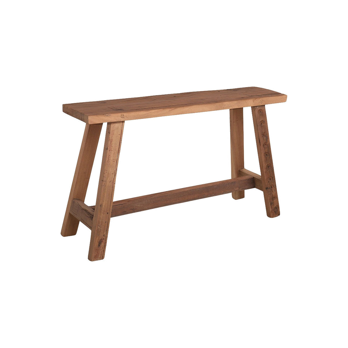 Bank Grainwood schmal aus recyceltem Altholz, 85 cm breit | Freisteller | STUFF Loft