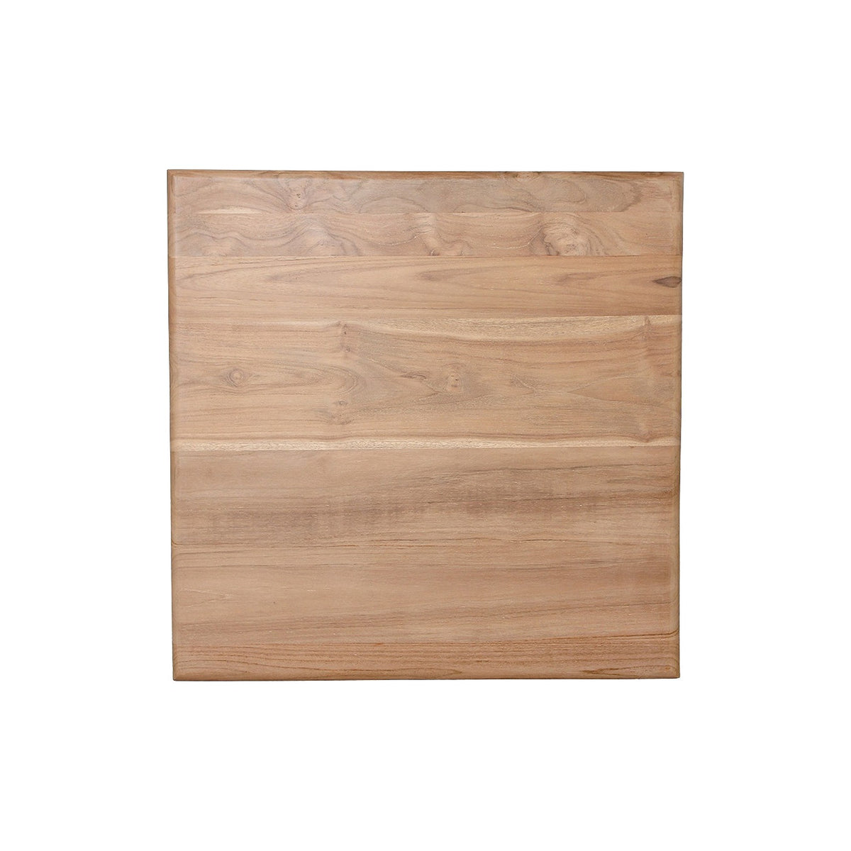 Bistrotisch Teakscape quadratisch aus Teakholz mit gedrechseltem Säulenfuß, 69 cm | Freisteller | STUFF Loft