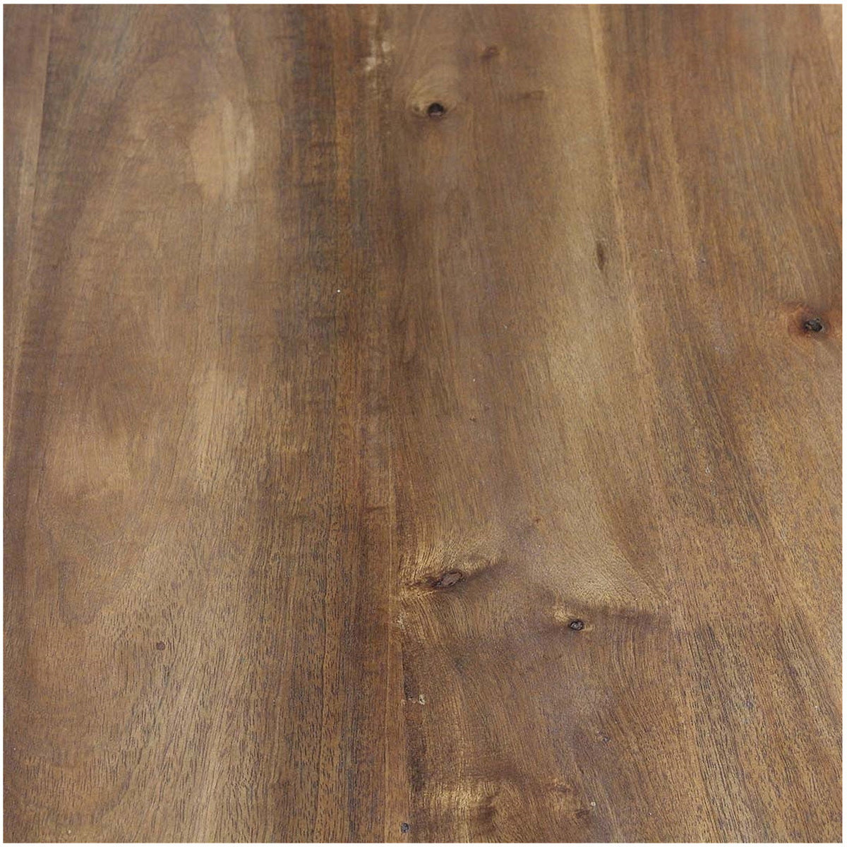 Couchtisch Curvo oval aus Mangoholz, 140 x 60 cm | Detail Holzoberfläche | STUFF Loft