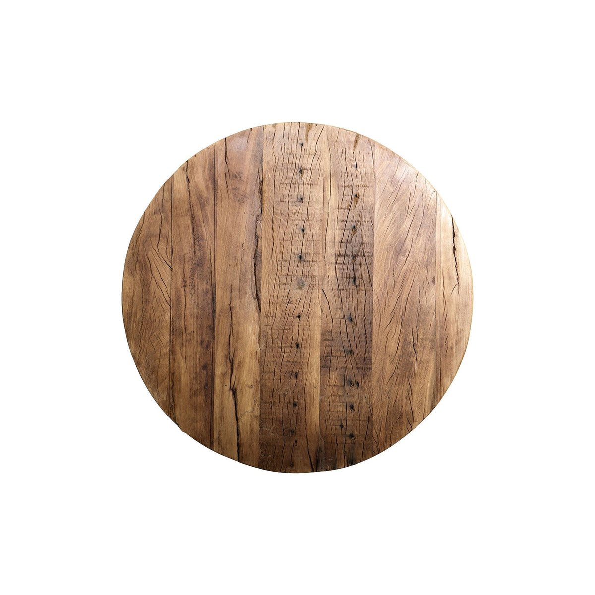 Couchtisch Grainwood rund aus recyceltem Altholz, Ø 70 cm | Freisteller | STUFF Loft