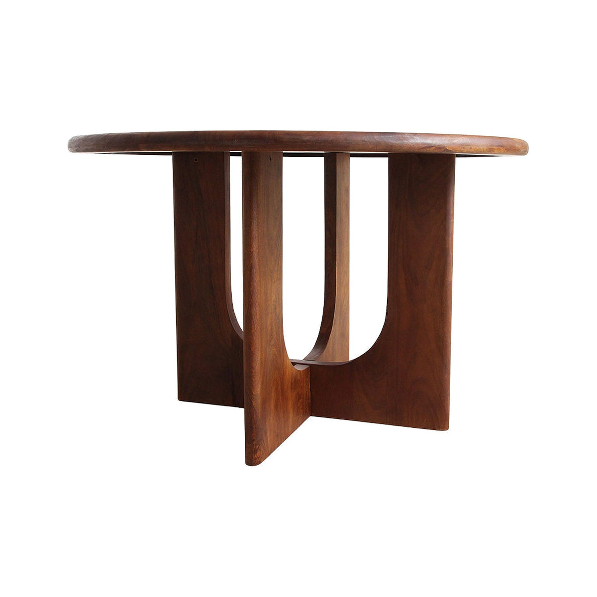 Esstisch Curvo rund aus Mangoholz, Ø 120 cm | Freisteller | STUFF Loft