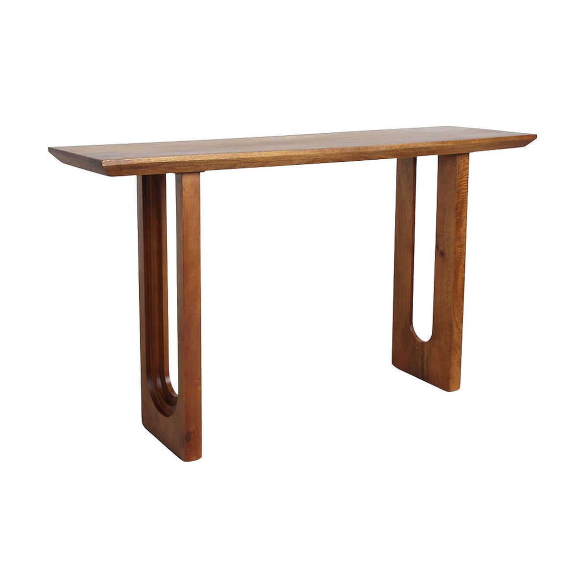 Konsolentisch Curvo aus Mangoholz mit Bogenbeinen, 140 cm | Freisteller | STUFF Loft