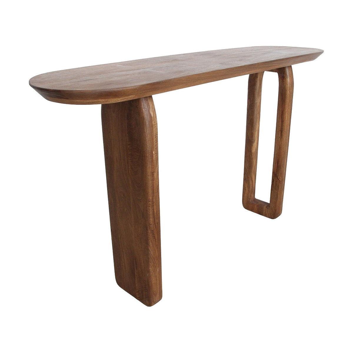 Konsolentisch Curvo schmal aus Mangoholz, 140 cm | Freisteller | STUFF Loft