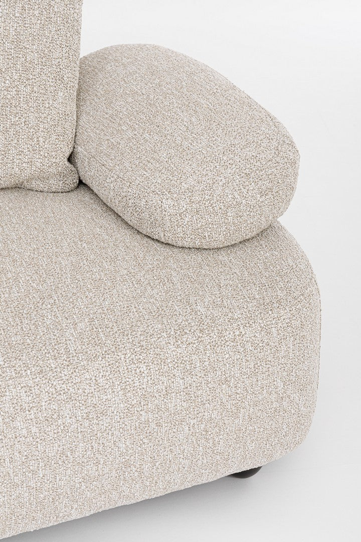 Ecksofa Iside von Bizzotto, Nahaufnahme von Bezug und Verarbeitung (2), im STUFF Shop