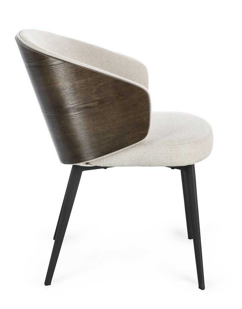 Stuhl Kinsley Light von Bizzotto in der Seitenansicht, im STUFF Shop