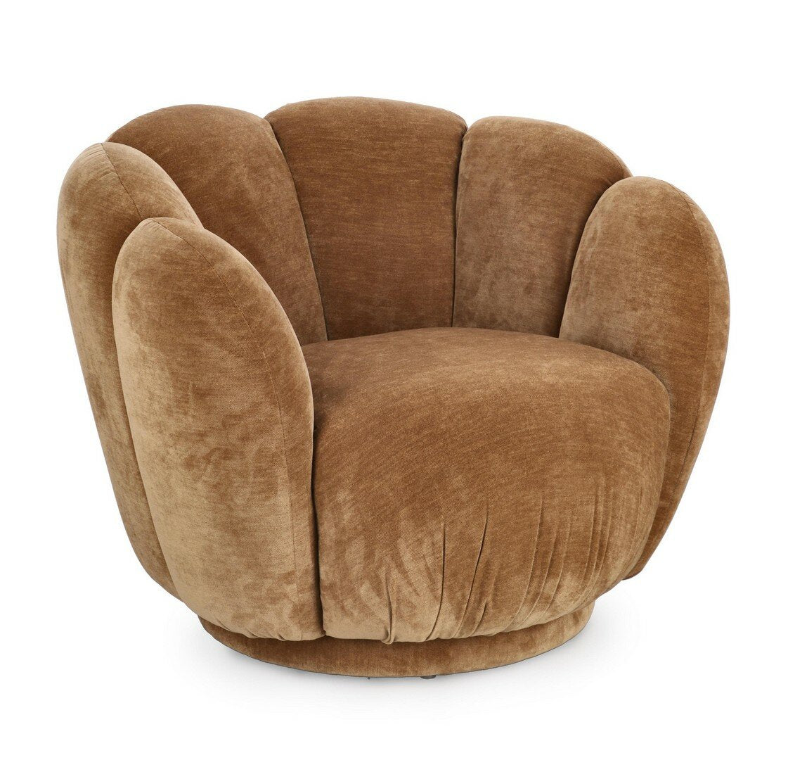 Loungesessel Tulip Cathay von Bizzotto, freigestellt in der Frontansicht, B 89 × T 82 × H 71 cm, im STUFF Shop