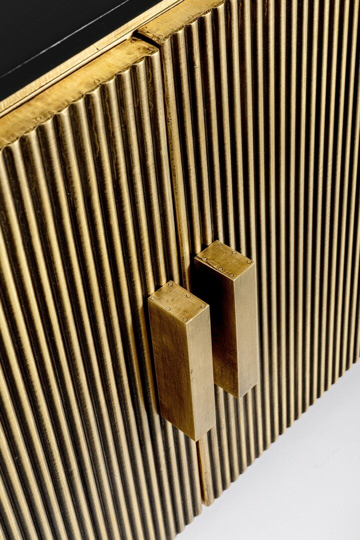 Sideboard Virat von Bizzotto – Detail der Messingoptik, im STUFF Shop