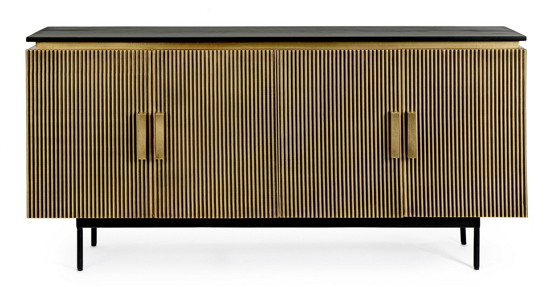 Sideboard Virat von Bizzotto – Front in Messingoptik, Ansicht, im STUFF Shop