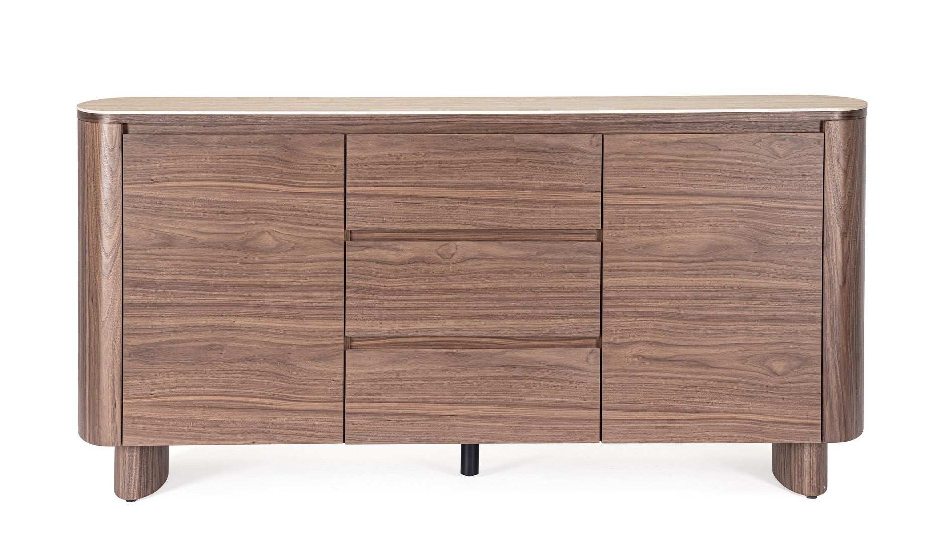 Bizzotto | Sideboard Ezekiel Tueren Mit Stahlgestell | Stahlgestell | Neutral | Produktansicht