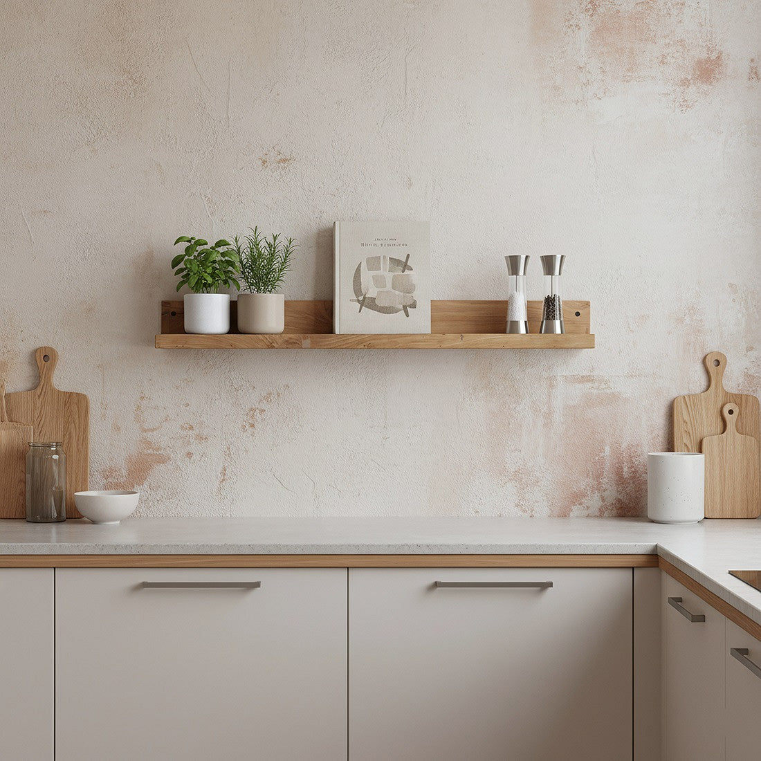 Wandregal Bilderleiste aus FSC recyceltem Altholz | STUFF Loft