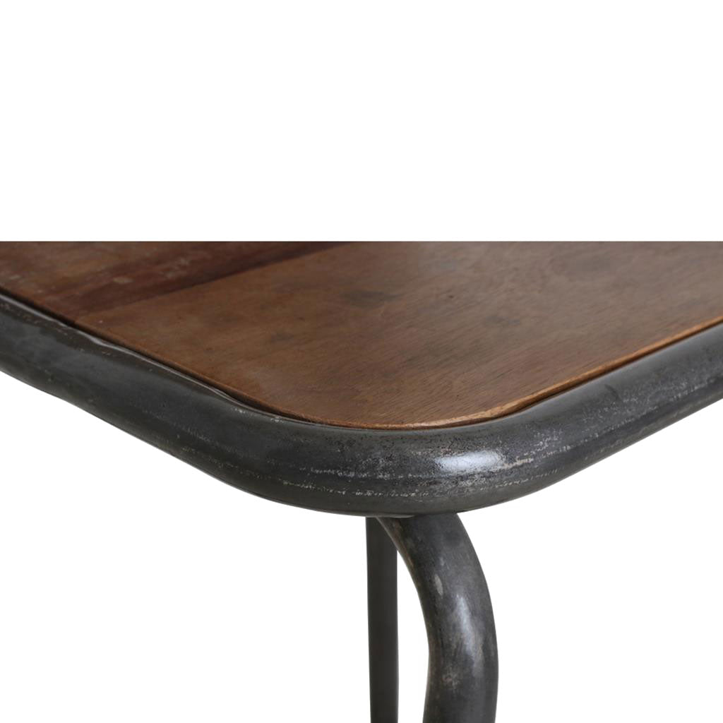 Barhocker Barstuhl vintage Altholz und Altmetall Handmade | STUFF Loft