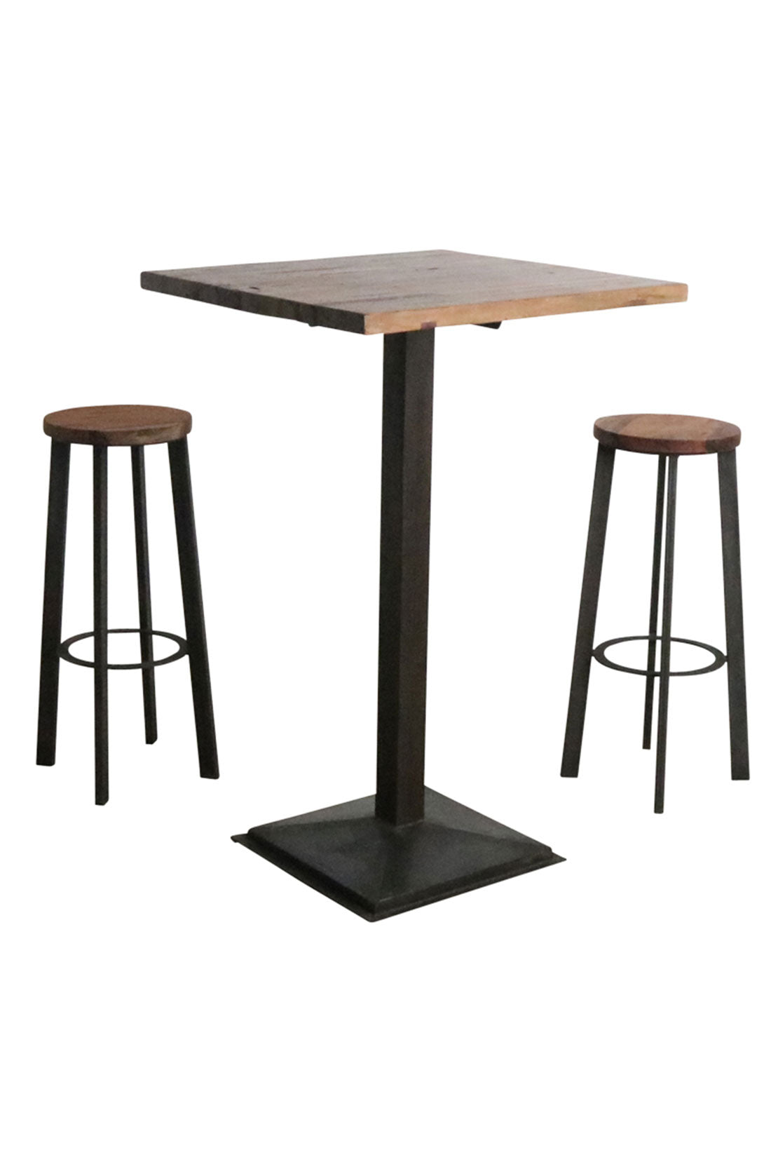 Bartisch Stehtisch Factory Wood im Industrial Look