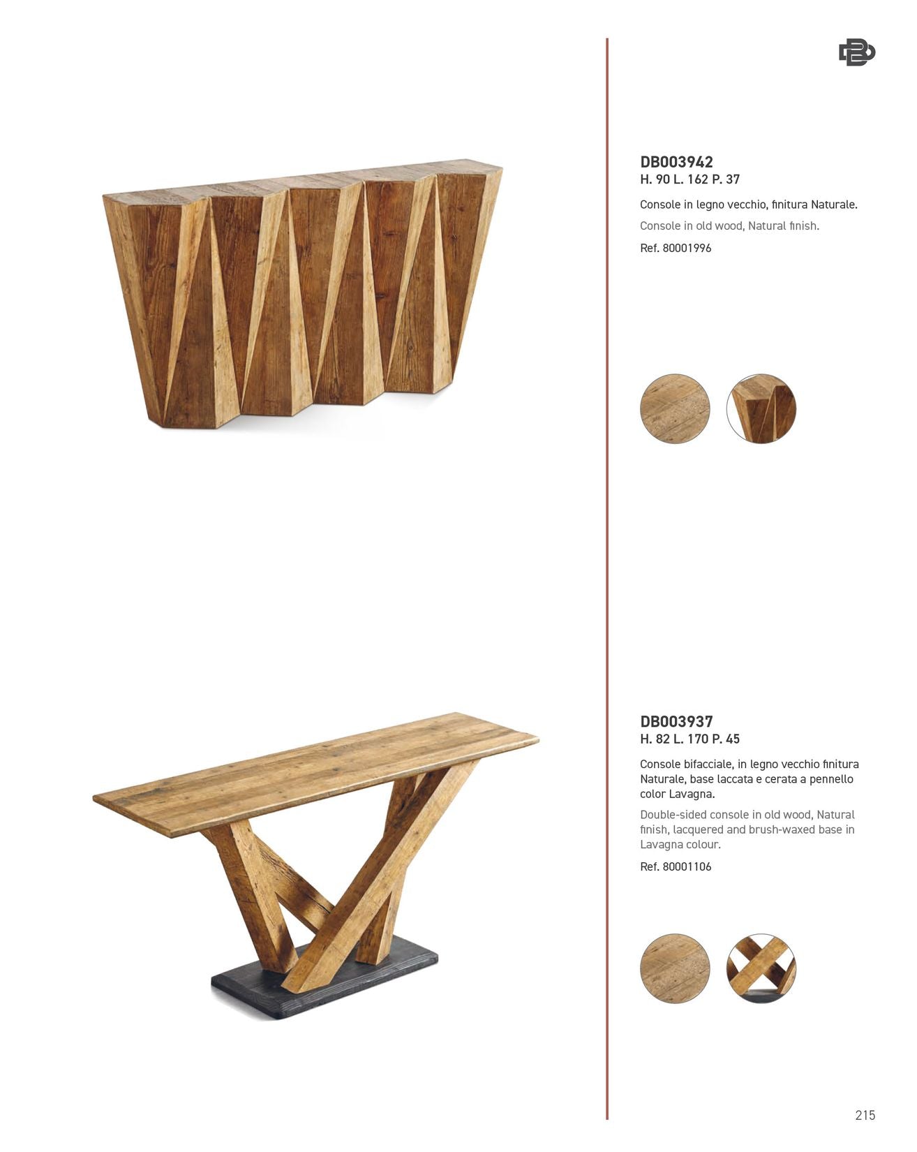 Konsolentisch Two-sided aus Holz | STUFF Shop