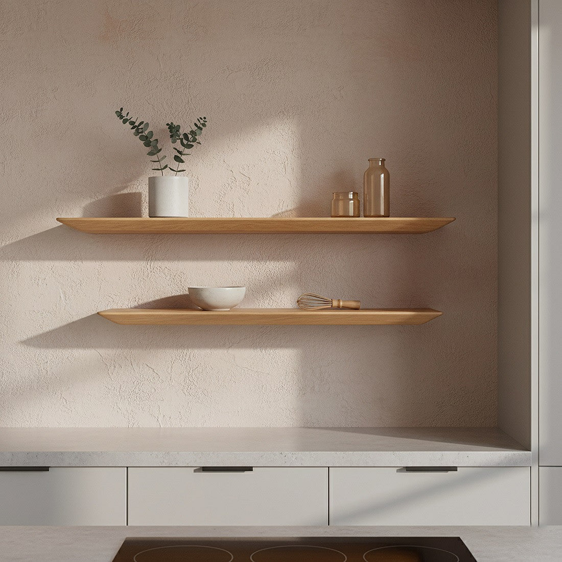 Wandregal Schweberegal Regal Wandboard Studio Curve Zedernholz | STUFF Shop