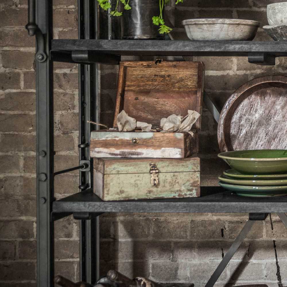 Teebox aus Holz vintage Shabby-Chic | STUFF Loft