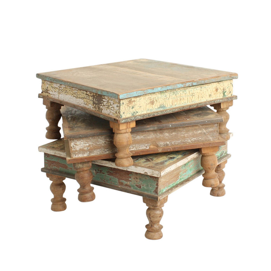 STUFF Loft Beistelltisch Bajot Altholz Shabby-Vintage Color