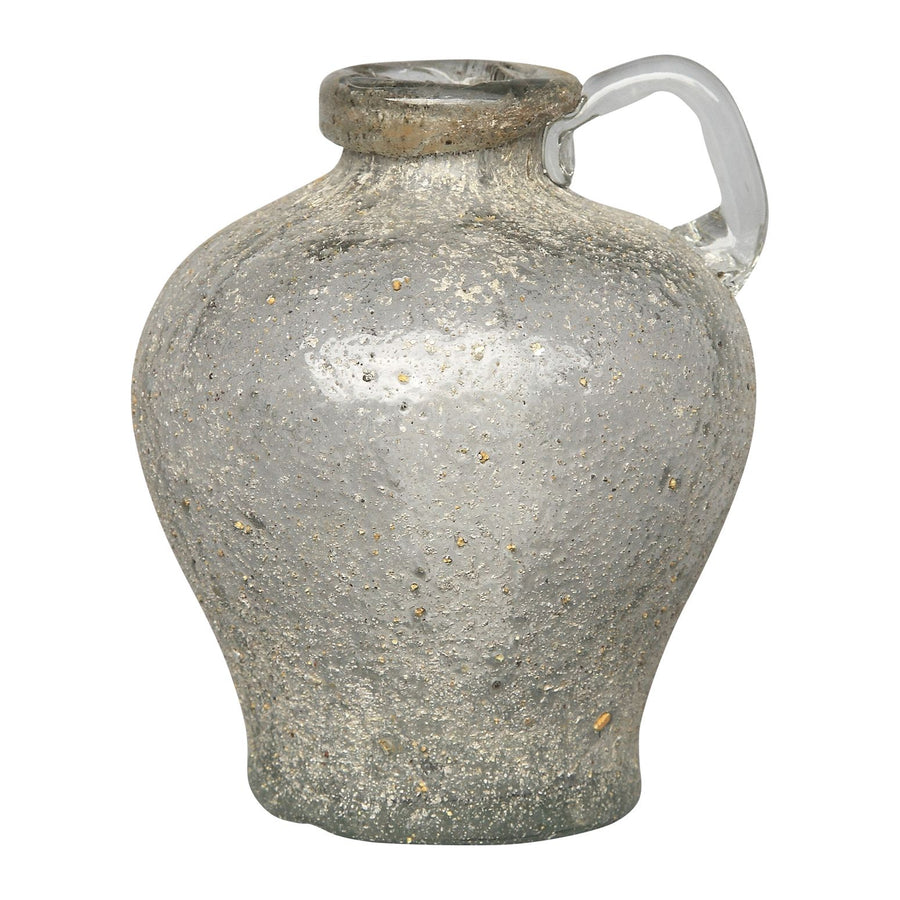 Glas Krug Salva grey metal look round medium