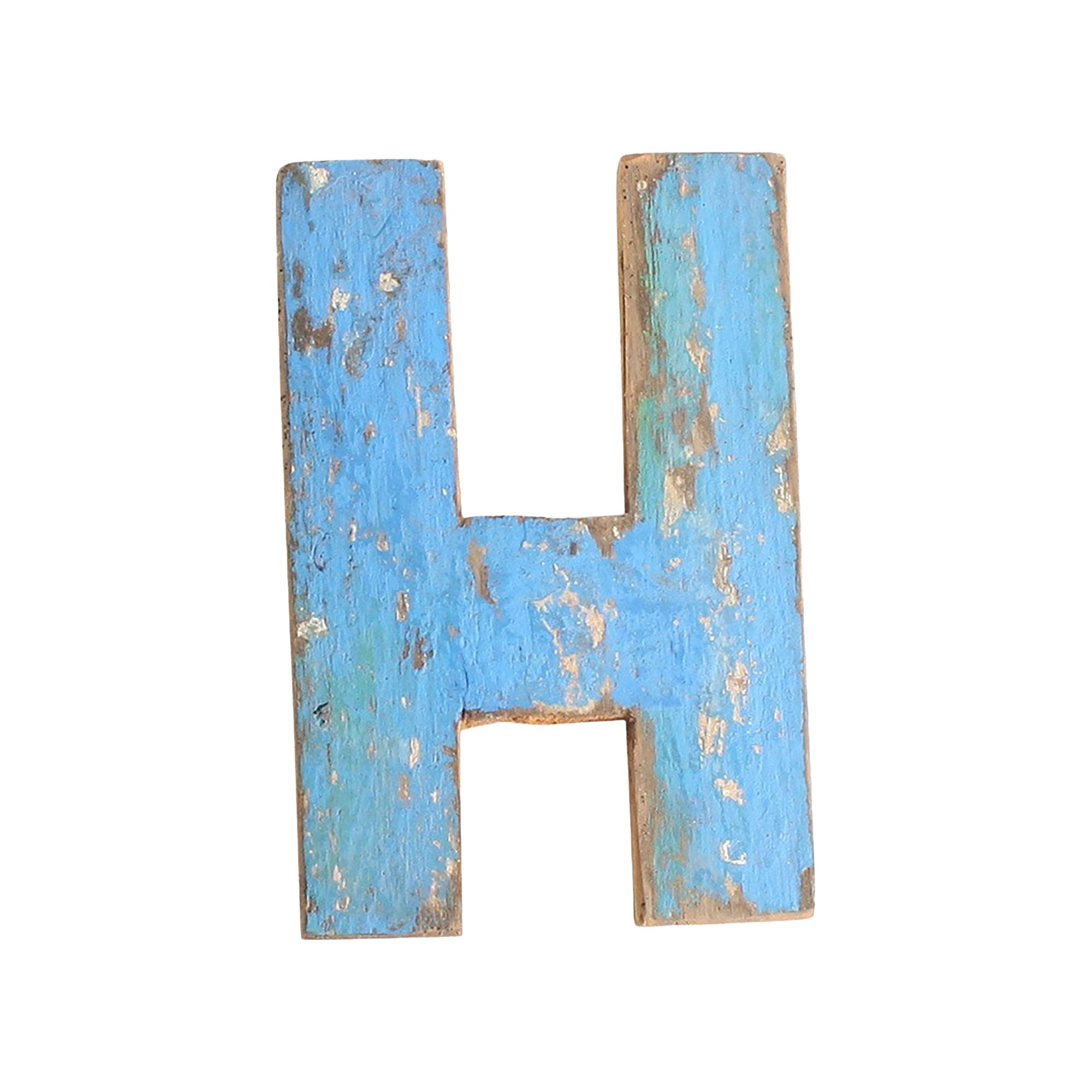 Dekobuchstaben Vintage aus Bootsholz