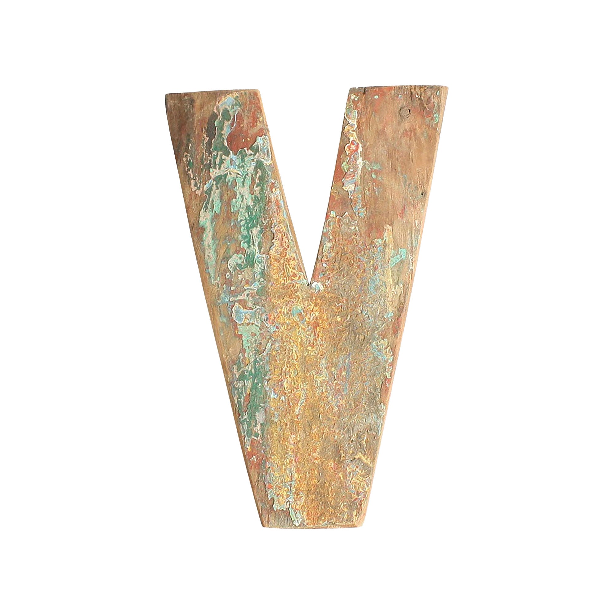 Dekobuchstaben Vintage aus Bootsholz