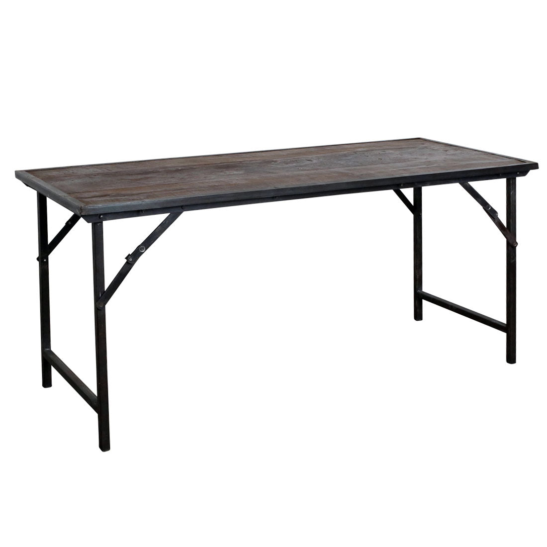 Esstisch im Industrie Loft Style Shabby Dark-Brown | STUFF Loft