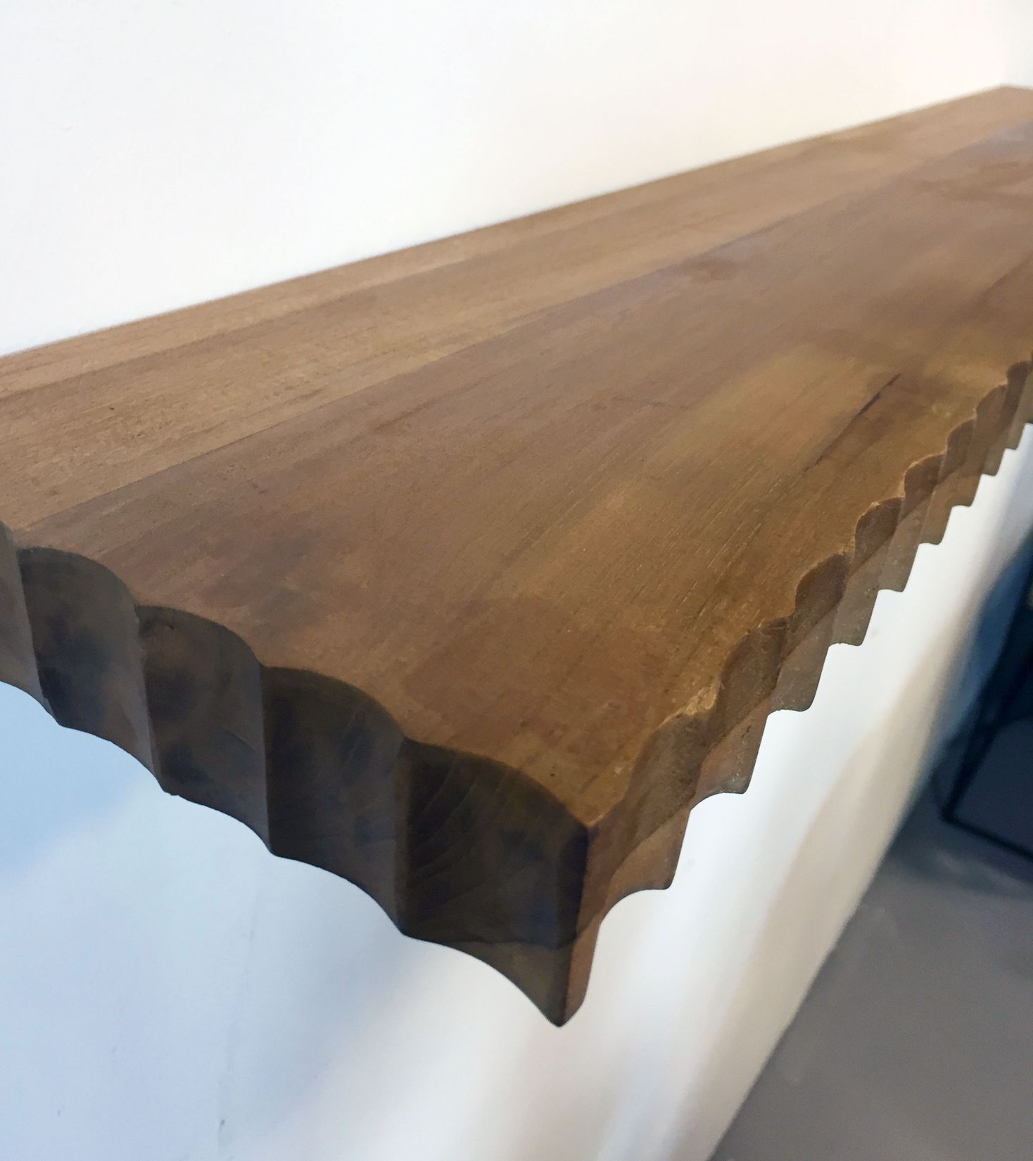 Wandregal Schweberegal aus Holz 60 cm - Äolische Kollektion