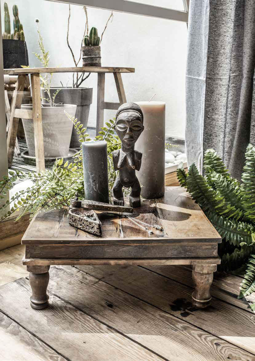 Beistelltisch Bajot aus recyceltem Altholz Vintage - STUFF Loft