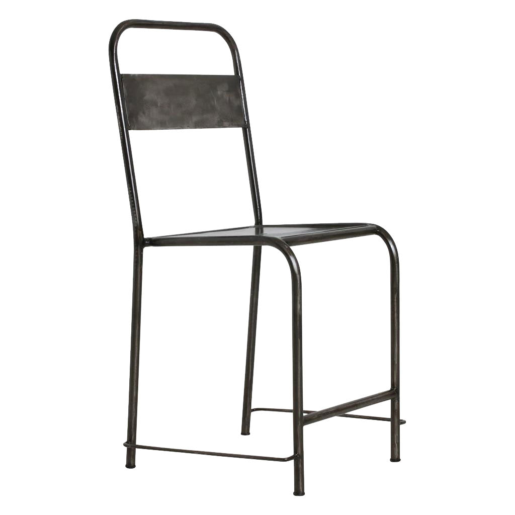 Originaler Java-Stuhl in Vintage-schwarzgrau