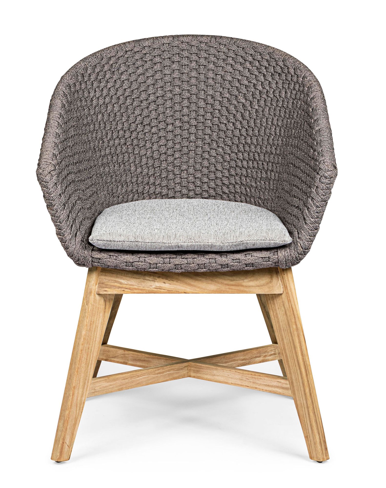 Outdoor Stuhl Coachella mit Armlehnen und Sitzkissen