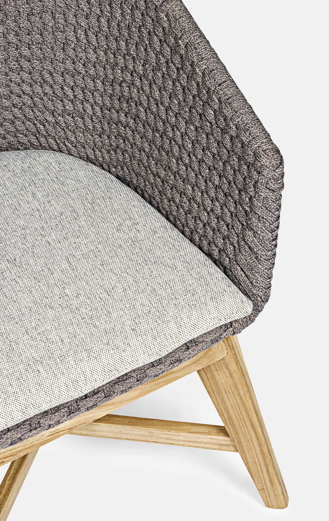 Outdoor Stuhl Coachella mit Armlehnen und Sitzkissen