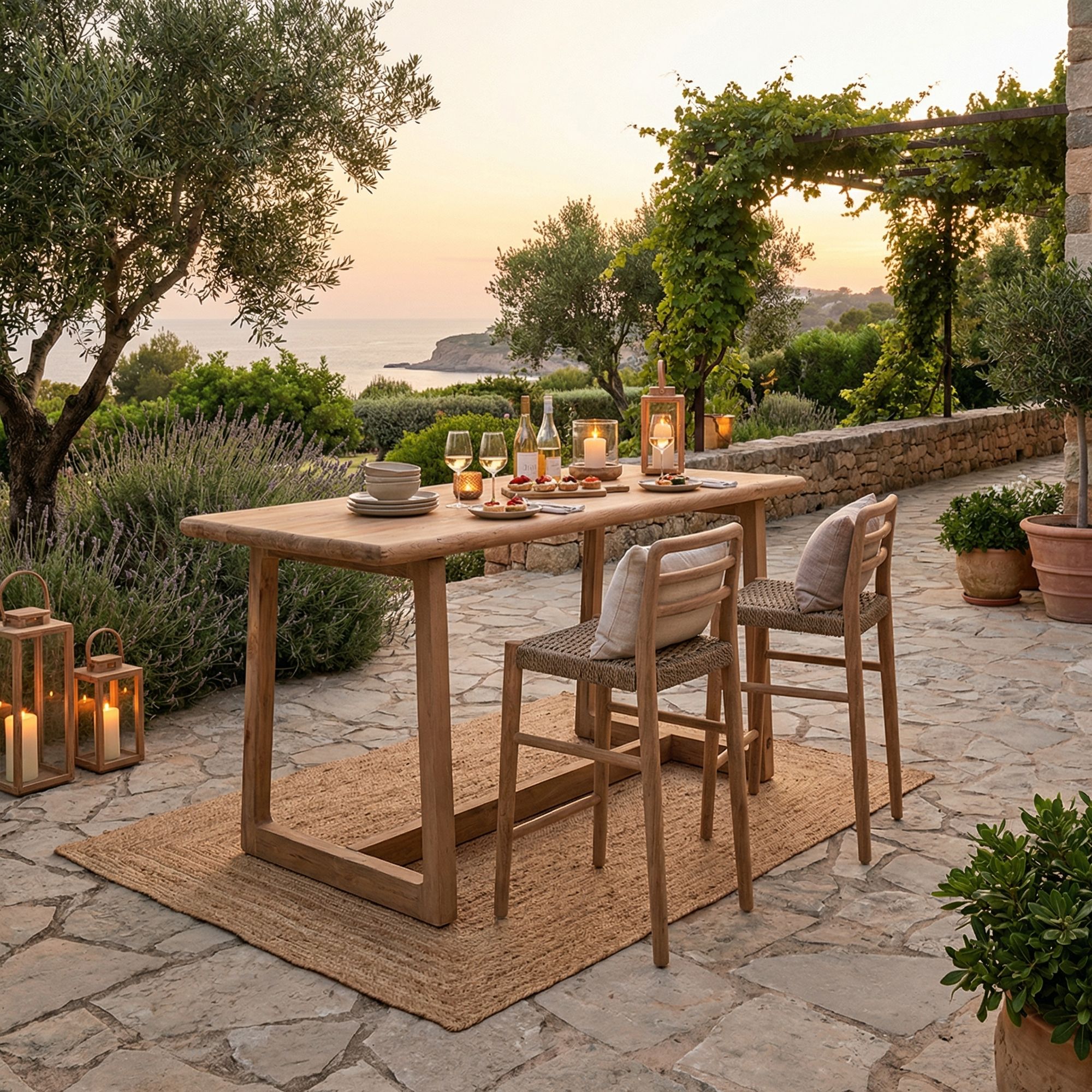 Outdoor Bartisch Dennis Teak