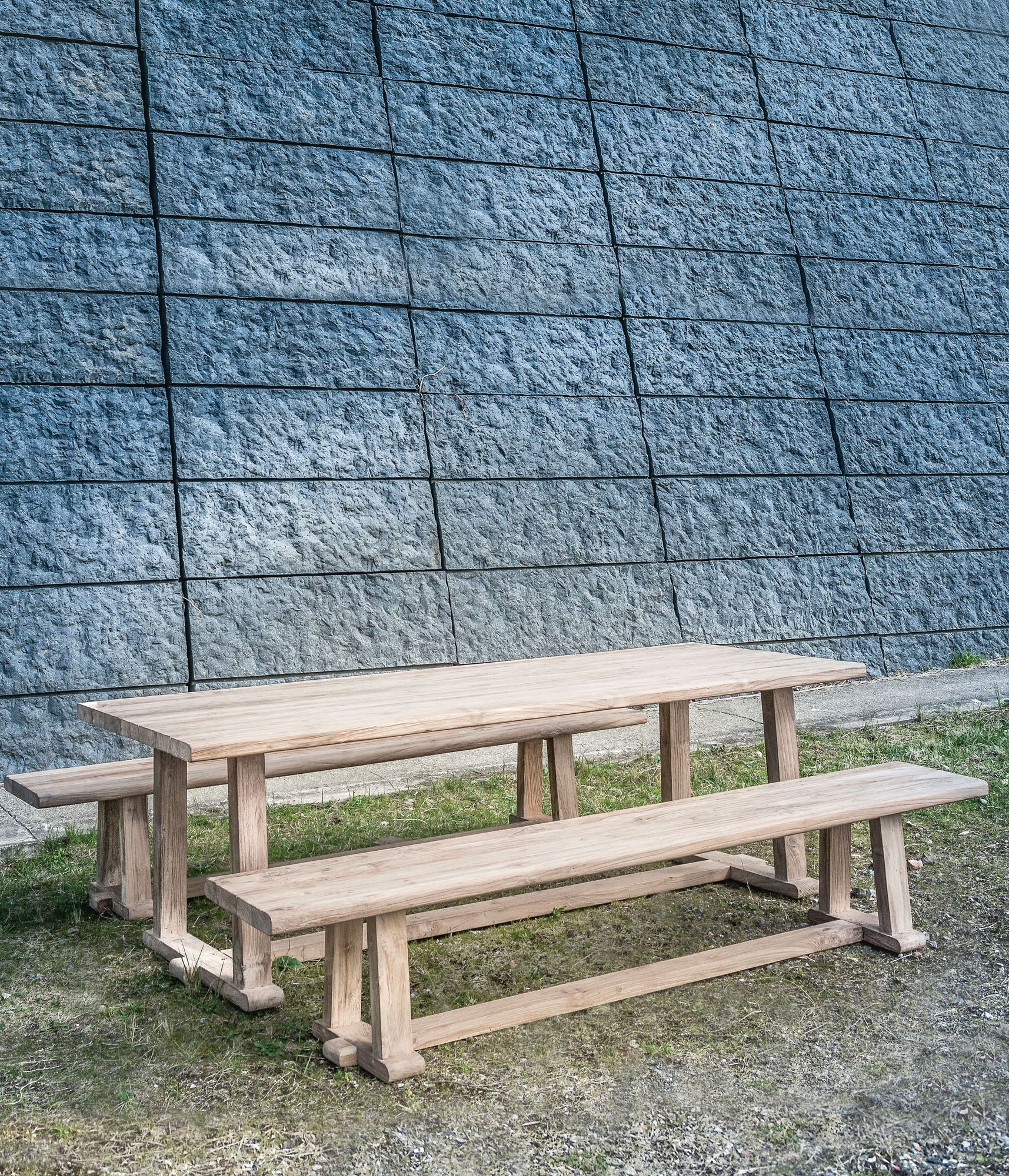 Outdoor Esstisch Josse Teak Natural